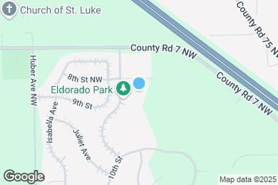 Map image of the property - Cedar Ridge Apartments