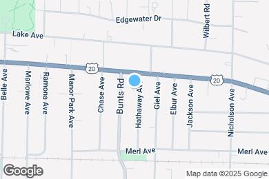 Map image of the property - 1220 Hathaway Ave