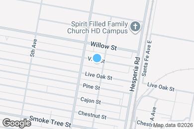 Map image of the property - 16475 Vine St