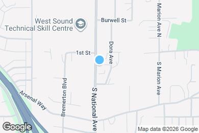 Map image of the property - 122 S National Ave