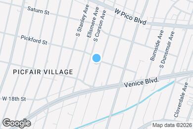Map image of the property - 1607 S Sierra Bonita Ave