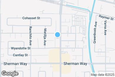 Map image of the property - 7339 Woodman Ave