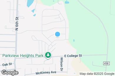 Map image of the property - 1204 Dye Blvd