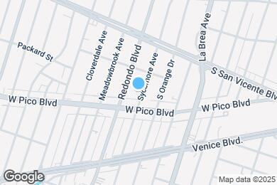 Map image of the property - 1331 S Sycamore Ave