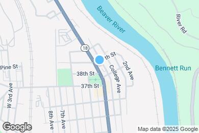 Map image of the property - 3818 4th Ave