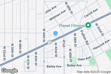 Map image of the property - 4160 Lorain Ave
