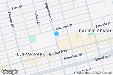 Map image of the property - 1607 Emerald St
