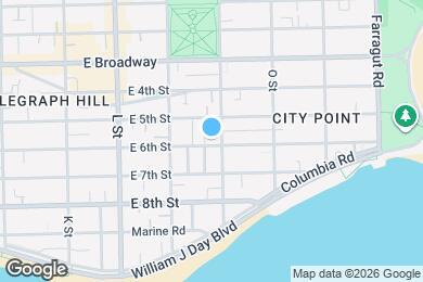 Map image of the property - 716 E 6th St