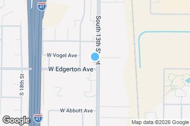 Map image of the property - 5041 S 13th St