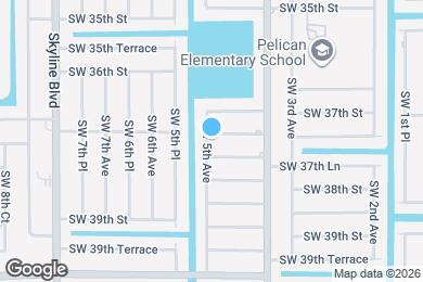 Map image of the property - 432 SW 37th Terrace