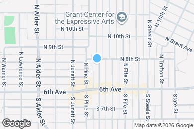 Map image of the property - 640 N Anderson St