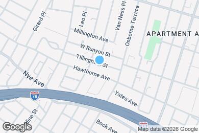 Map image of the property - 38 Tillinghast St