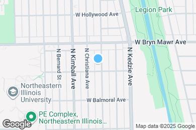 Map image of the property - 5510 N Spaulding Ave