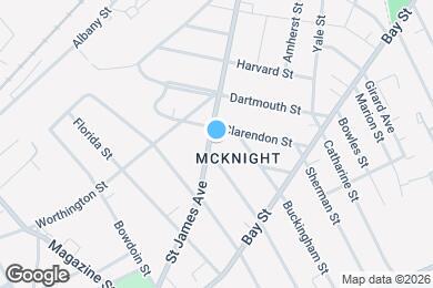 Map image of the property - 205 Saint James Ave