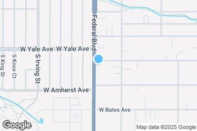 Map image of the property - 2720 S Federal Blvd