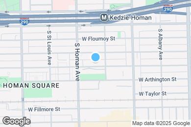 Map image of the property - 3320 W Polk St