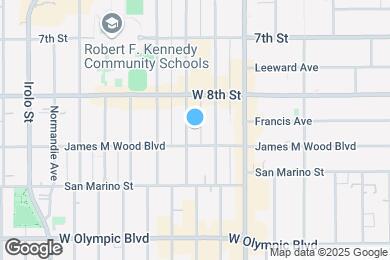 Map image of the property - 842 S Berendo St