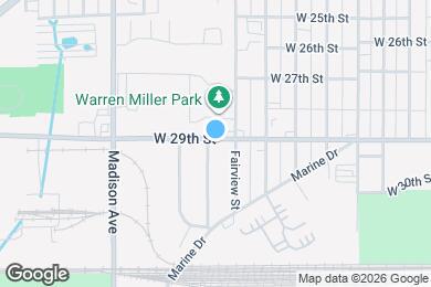 Map image of the property - 615 W 29th St