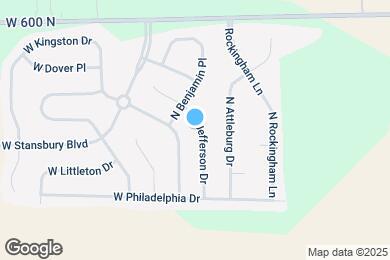 Map image of the property - 5744 N Jefferson Dr