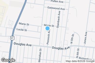 Map image of the property - 1330 Pennock Ave
