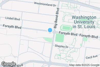 Map image of the property - 7012 Forsyth Blvd