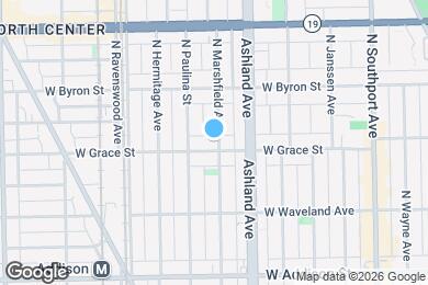 Map image of the property - 1636 W Grace St