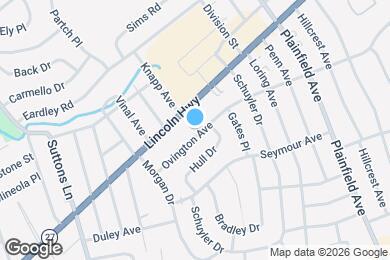 Map image of the property - 25 Ovington Ave