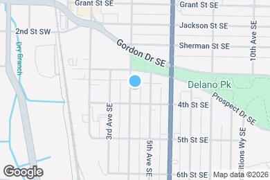 Map image of the property - 714 4th Ave SE