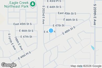 Map image of the property - 4743 S 203rd E Ave