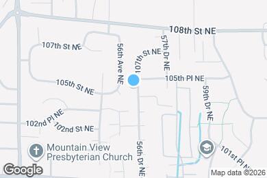 Map image of the property - 10504 56th Dr NE