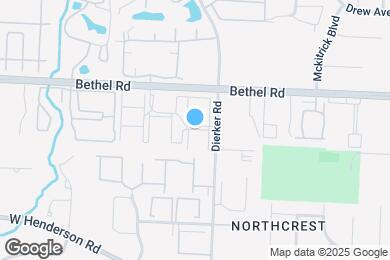 Map image of the property - 2205 Hedgerow Road