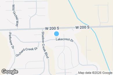 Map image of the property - 2220 Lakecrest Dr