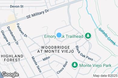 Map image of the property - 3810 Blue Oak Pass