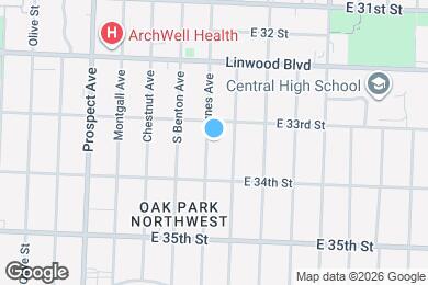 Map image of the property - 3317 Agnes Ave