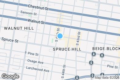 Map image of the property - 243 S 45th St