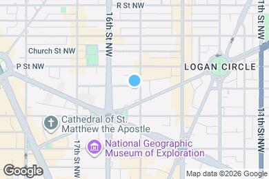 Map image of the property - 1332 15th Street NW