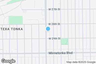 Map image of the property - 2833 Louisiana Ave S