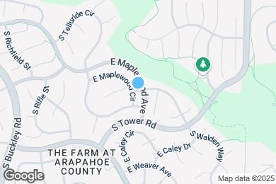 Map image of the property - 17863 E Maplewood Cir