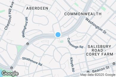 Map image of the property - 1694 Commonwealth Ave