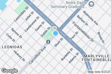 Map image of the property - 2307 S Carrollton Ave