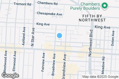 Map image of the property - 1446 W 6th Ave