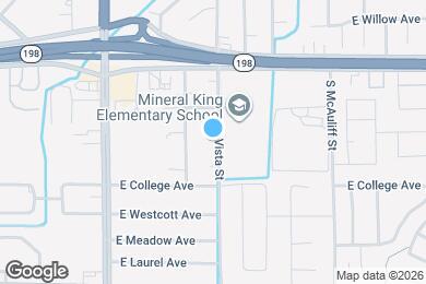 Map image of the property - 709 S Vista St