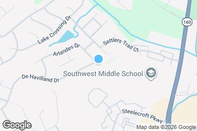 Map image of the property - 15115 De Havilland Dr