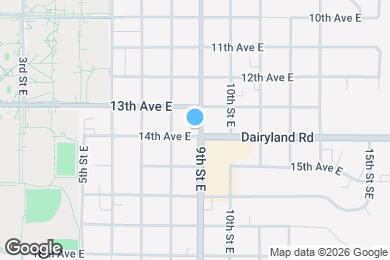 Map image of the property - 1321 9th St E