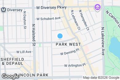 Map image of the property - 662 W Wrightwood Ave