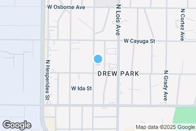 Map image of the property - 4605 N Hubert Ave