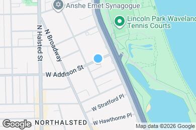 Map image of the property - 539 W Addison St