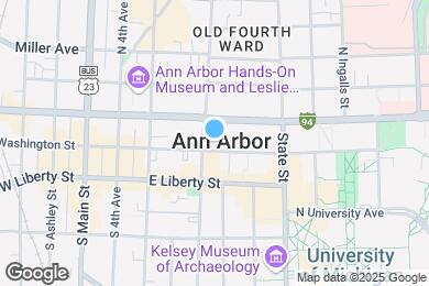 Map image of the property - Saga Ann Arbor