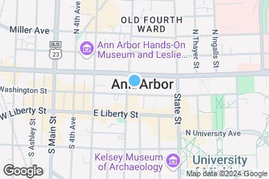 Map image of the property - SAGA AnnArbor