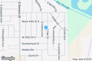 Map image of the property - 4545 S Oak Ave